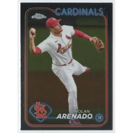 2024 Topps Chrome #215 Nolan Arenado NM-MT St Louis Cardinals Baseball Card - Baseball Card Single