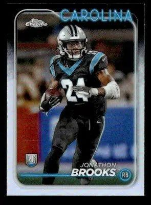 2024 Topps Chrome #216 Jonathon Brooks - Football Card Single
