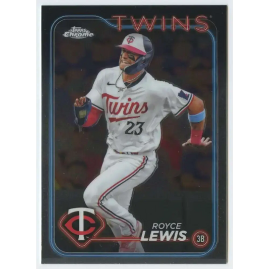2024 Topps Chrome #217 Royce Lewis NM-MT Minnesota Twins Baseball Card - Baseball Card Single