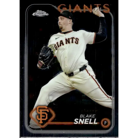 2024 Topps Chrome #218 Blake Snell NM-MT San Francisco Giants Baseball Card - Baseball Card Single