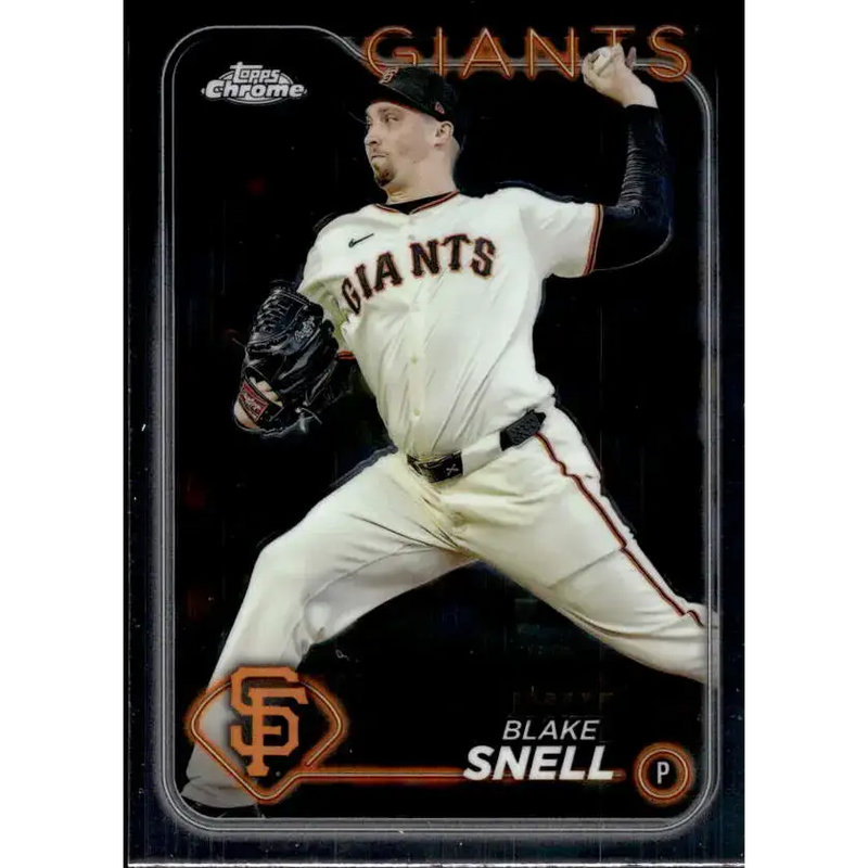 2024 Topps Chrome #218 Blake Snell NM-MT San Francisco Giants Baseball Card - Baseball Card Single