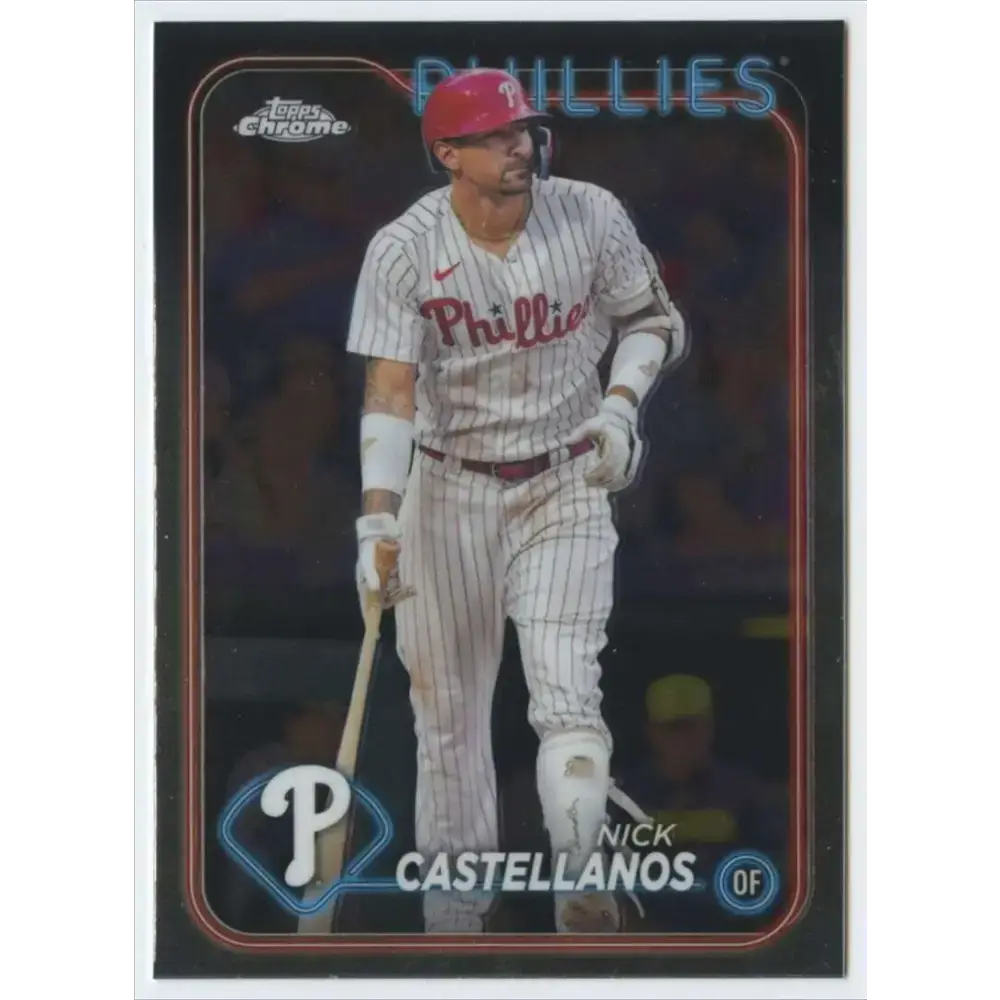 2024 Topps Chrome #219 Nick Castellanos NM-MT Philadelphia Phillies Baseball Card - Baseball Card Single