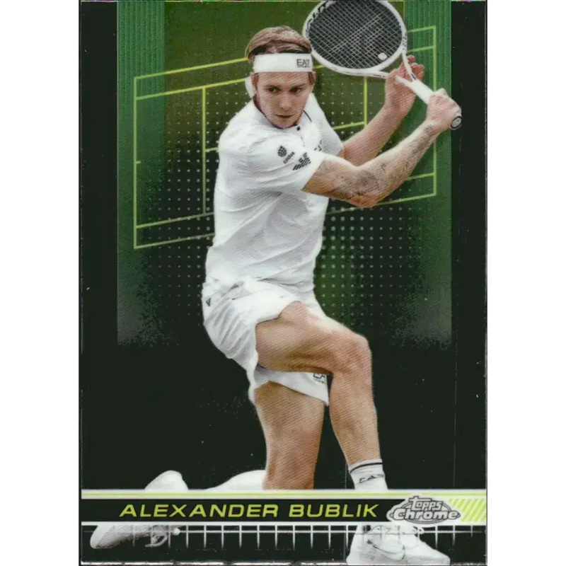 2024 Topps Chrome #22 Alexander Bublik EX Excellent Tennis Card - Other