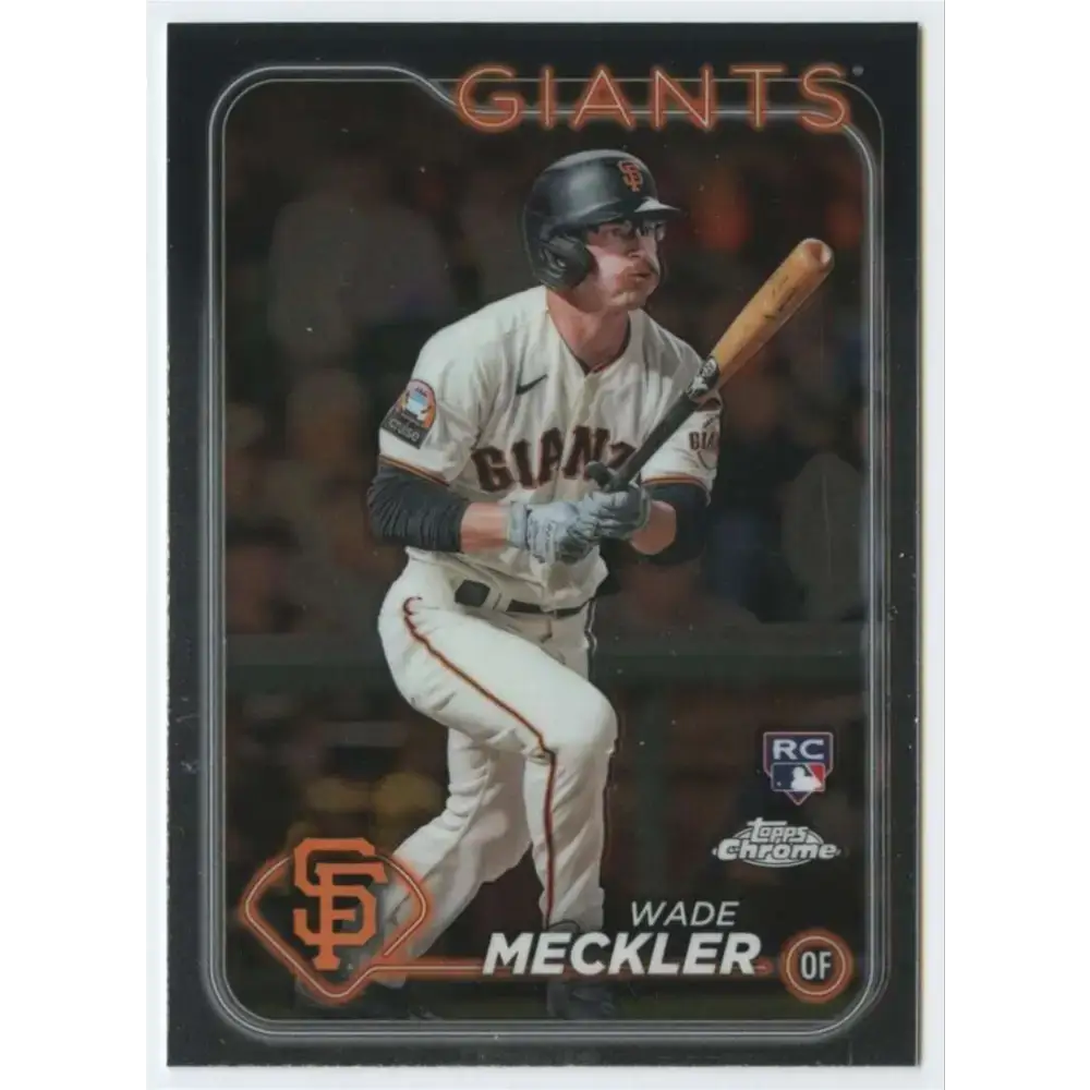 2024 Topps Chrome #22 Wade Meckler NM-MT RC Rookie San Francisco Giants Baseball Card - Baseball Card Single
