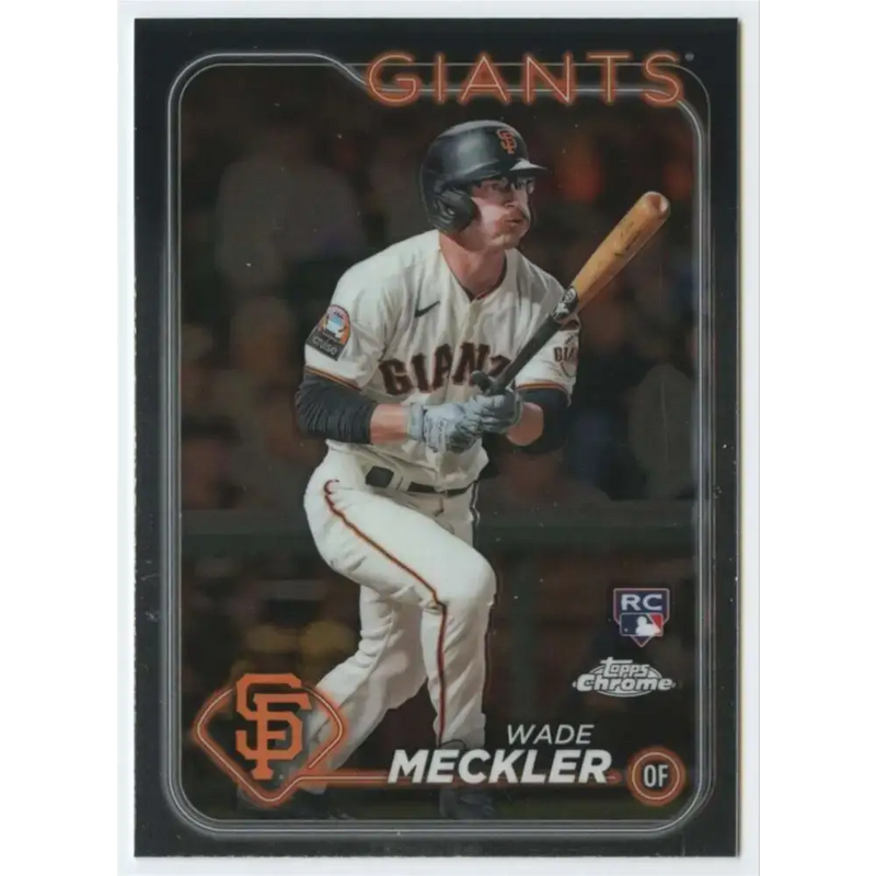 2024 Topps Chrome #22 Wade Meckler NM-MT RC Rookie San Francisco Giants Baseball Card - Baseball Card Single