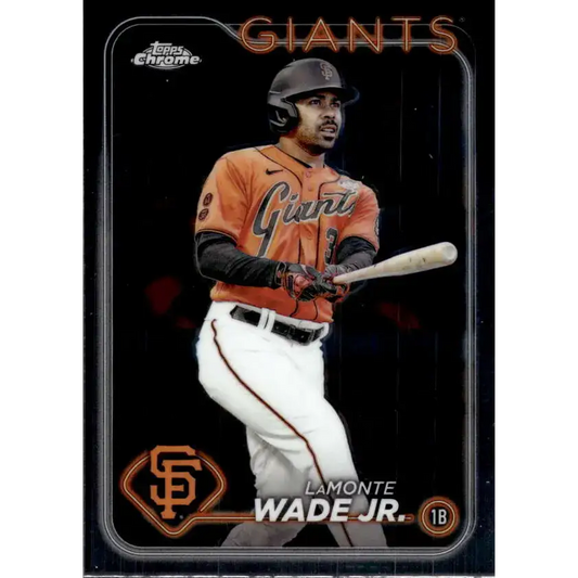2024 Topps Chrome #222 LaMonte Wade Jr. NM-MT San Francisco Giants Baseball Card - Baseball Card Single