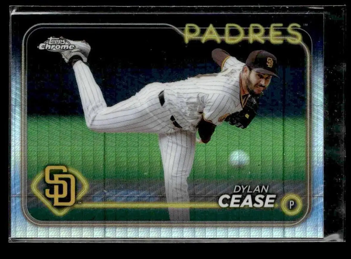 2024 Topps Chrome #224 Dylan Cease Prism Refractors - Baseball Card Single
