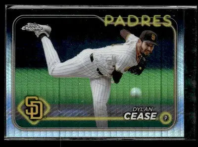 2024 Topps Chrome #224 Dylan Cease Prism Refractors - Baseball Card Single