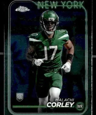 2024 Topps Chrome #224 Malachi Corley - Football Card Single