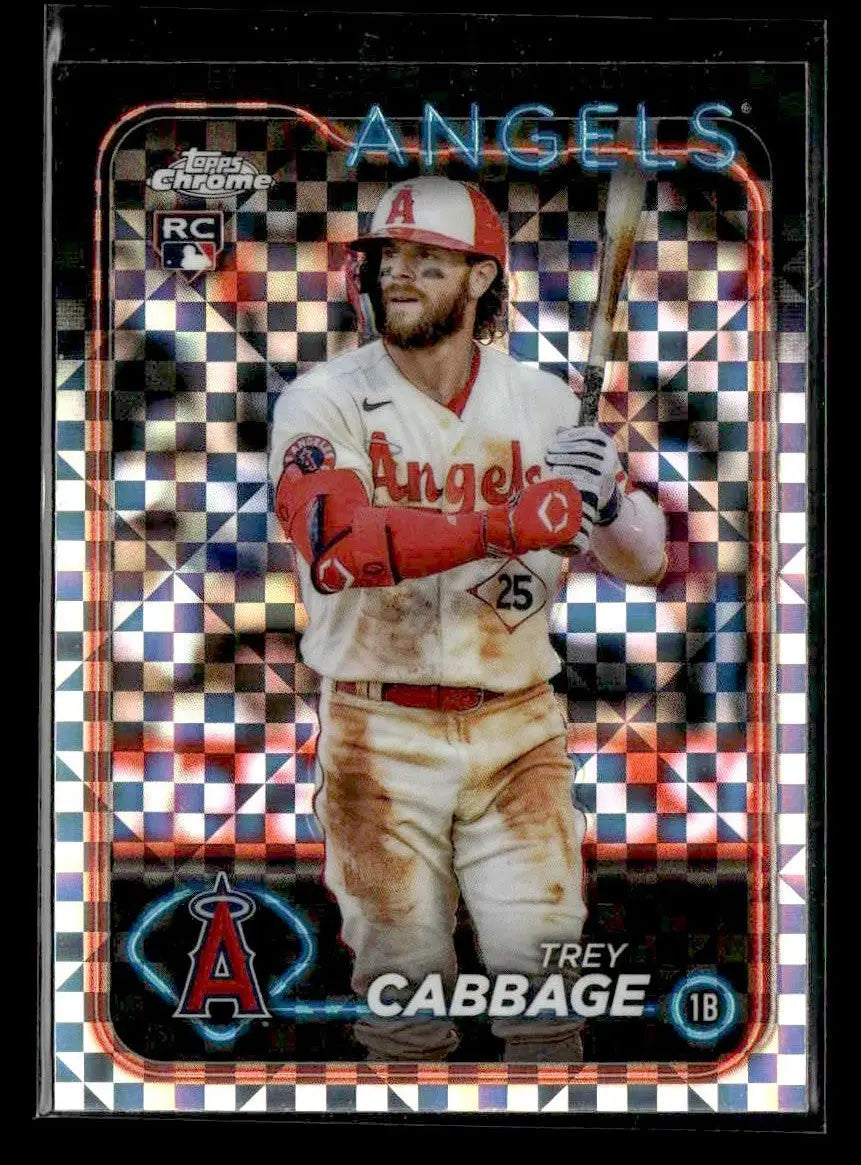 2024 Topps Chrome #226 Trey Cabbage X-Fractors - Baseball Card Single