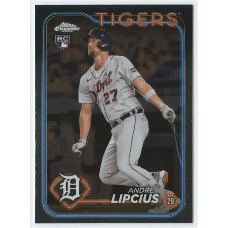 2024 Topps Chrome #227 Andre Lipcius NM-MT RC Rookie Detroit Tigers Baseball Card - Baseball Card Single