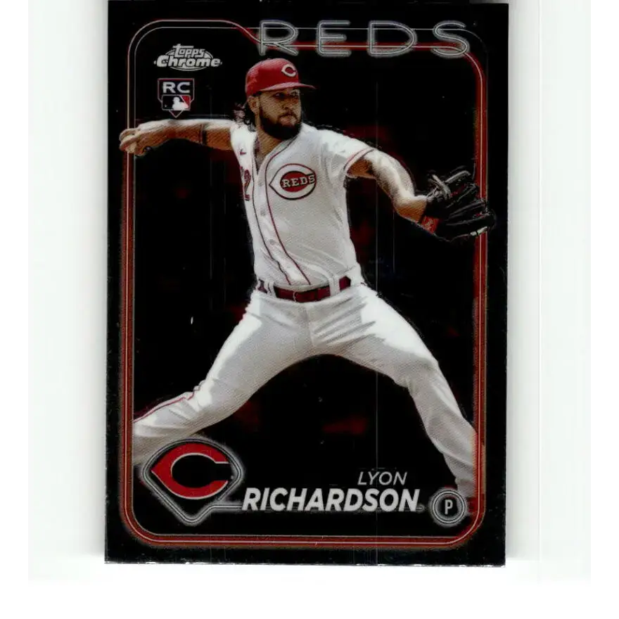 2024 Topps Chrome #230 Lyon Richardson NM-MT RC Rookie Cincinnati Reds Baseball Card - Baseball Card Single