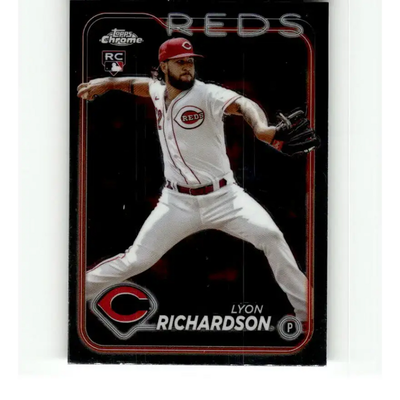 2024 Topps Chrome #230 Lyon Richardson NM-MT RC Rookie Cincinnati Reds Baseball Card - Baseball Card Single
