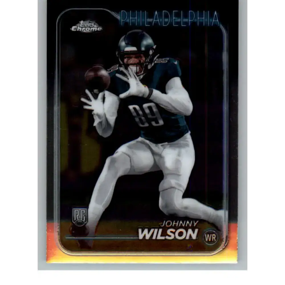2024 Topps Chrome #231 Johnny Wilson NM-MT RC Rookie Philadelphia Eagles Football Card - Football Card Single
