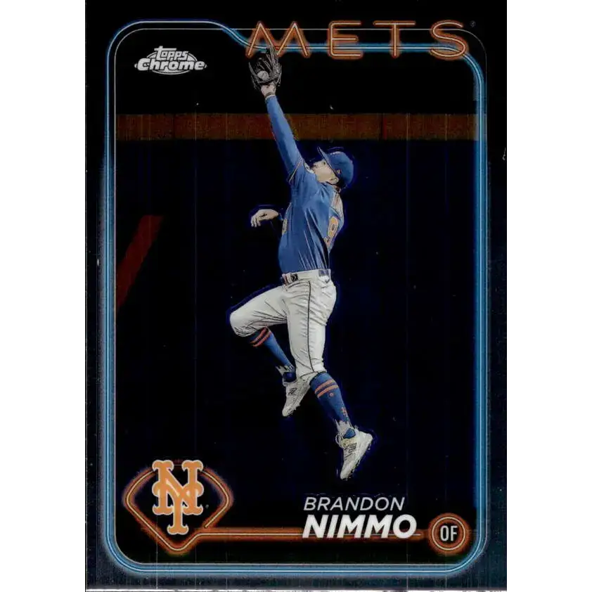 2024 Topps Chrome #233 Brandon Nimmo NM-MT New York Mets Baseball Card - Baseball Card Single