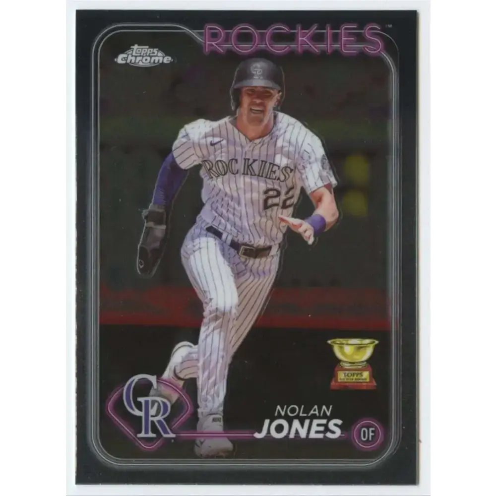 2024 Topps Chrome #240 Nolan Jones NM-MT Colorado Rockies Baseball Card - Baseball Card Single