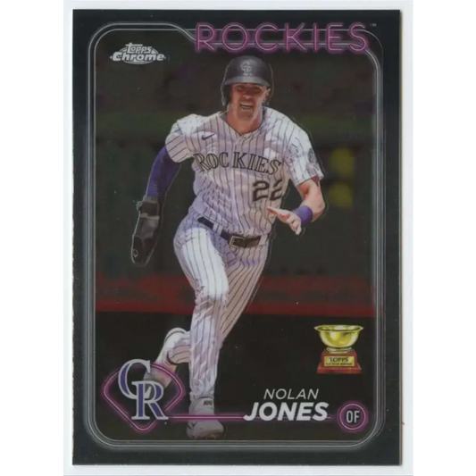 2024 Topps Chrome #240 Nolan Jones NM-MT Colorado Rockies Baseball Card - Baseball Card Single