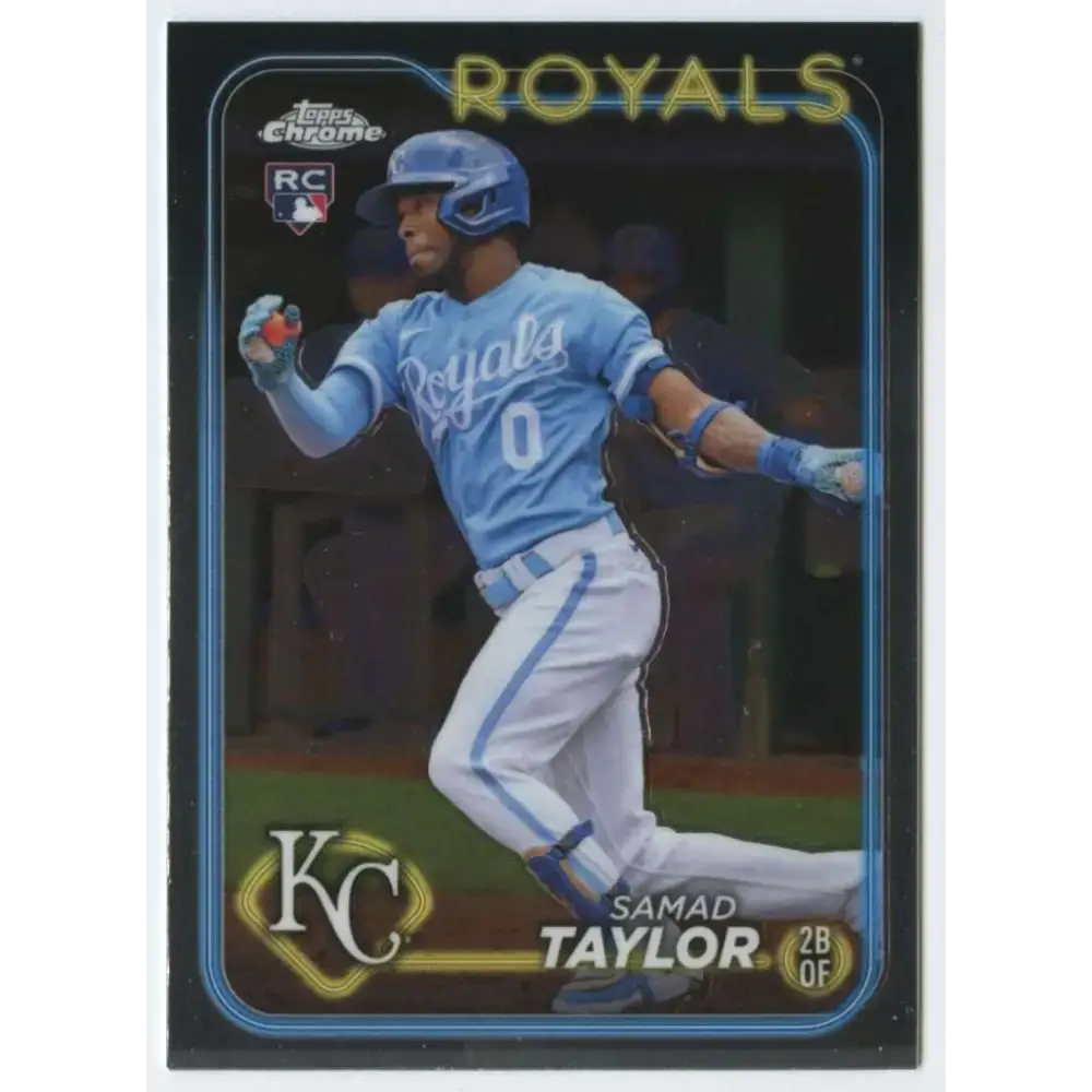 2024 Topps Chrome #243 Samad Taylor NM-MT RC Rookie Kansas City Royals Baseball Card - Baseball Card Single
