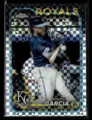 2024 Topps Chrome #246 Maikel Garcia X-Fractors - Baseball Card Single