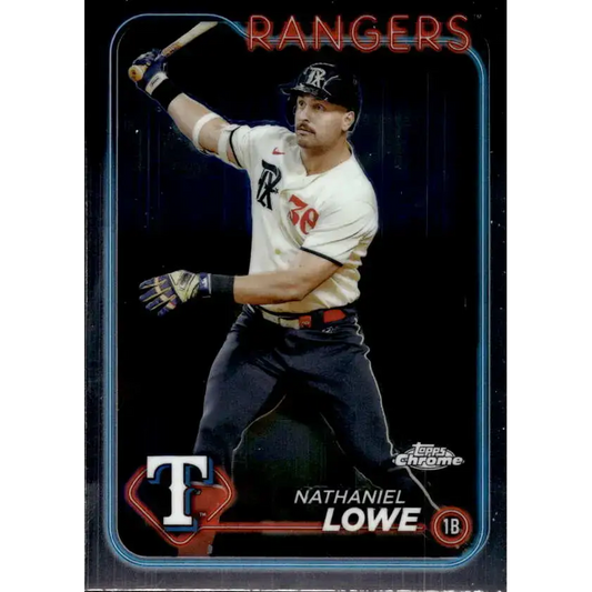 2024 Topps Chrome #252 Nathaniel Lowe NM-MT Texas Rangers Baseball Card - Baseball Card Single