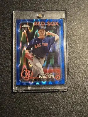 2024 Topps Chrome #254 Brandon Walter Blue Raywave Refractors #/150 - Baseball Card Single