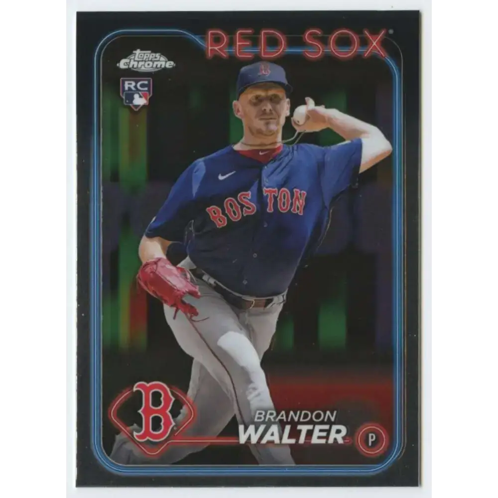 2024 Topps Chrome #254 Brandon Walter NM-MT RC Rookie Boston Red Sox Baseball Card - Baseball Card Single