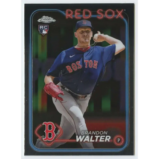 2024 Topps Chrome #254 Brandon Walter NM-MT RC Rookie Boston Red Sox Baseball Card - Baseball Card Single
