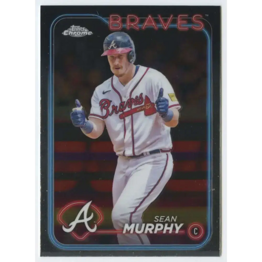 2024 Topps Chrome #255 Sean Murphy NM-MT Atlanta Braves Baseball Card - Baseball Card Single