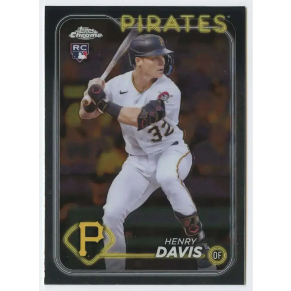 2024 Topps Chrome #260 Henry Davis NM-MT RC Rookie Pittsburgh Pirates Baseball Card - Baseball Card Single