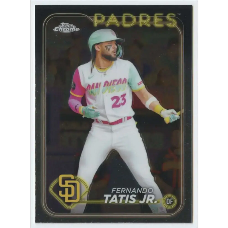 2024 Topps Chrome #263 Fernando Tatis Jr. NM-MT San Diego Padres Baseball Card - Baseball Card Single