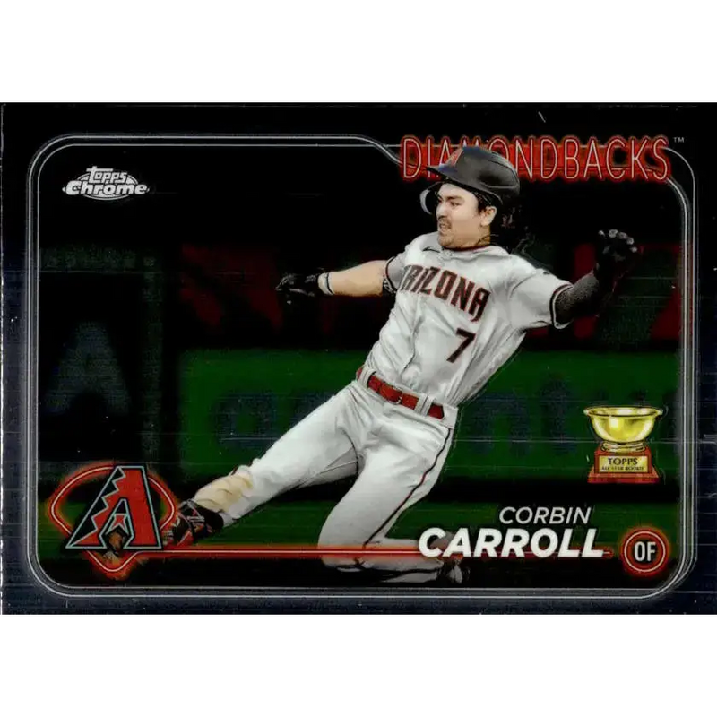 2024 Topps Chrome #267 Corbin Carroll NM-MT Arizona Diamondbacks Baseball Card - Baseball Card Single