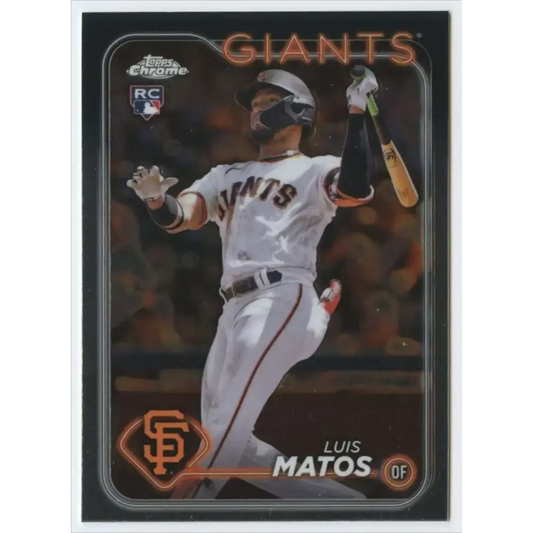 2024 Topps Chrome #270 Luis Matos NM-MT RC Rookie San Francisco Giants Baseball Card - Baseball Card Single