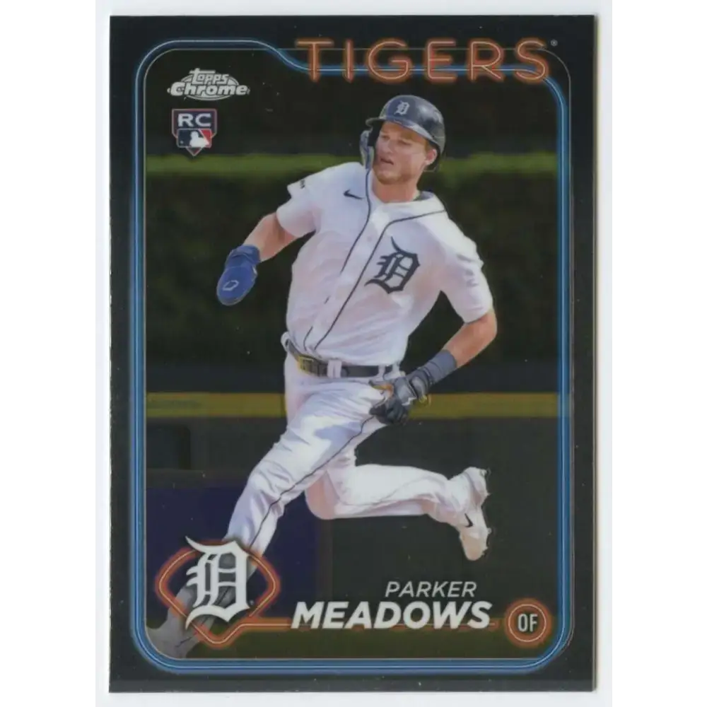 2024 Topps Chrome #271 Parker Meadows NM-MT RC Rookie Detroit Tigers Baseball Card - Baseball Card Single