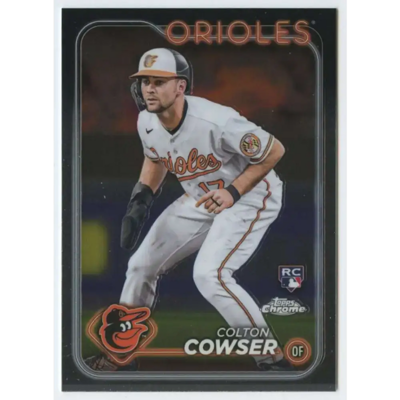 2024 Topps Chrome #278 Colton Cowser NM-MT RC Rookie Baltimore Orioles Baseball Card - Baseball Card Single
