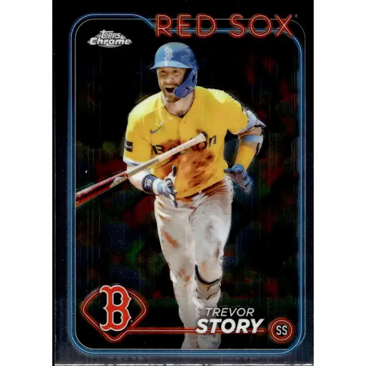 2024 Topps Chrome #279 Trevor Story NM-MT Boston Red Sox Baseball Card - Baseball Card Single