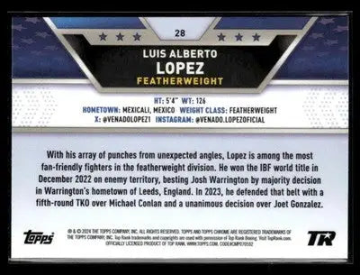 2024 Topps Chrome #28 Luis Alberto Lopez - Other