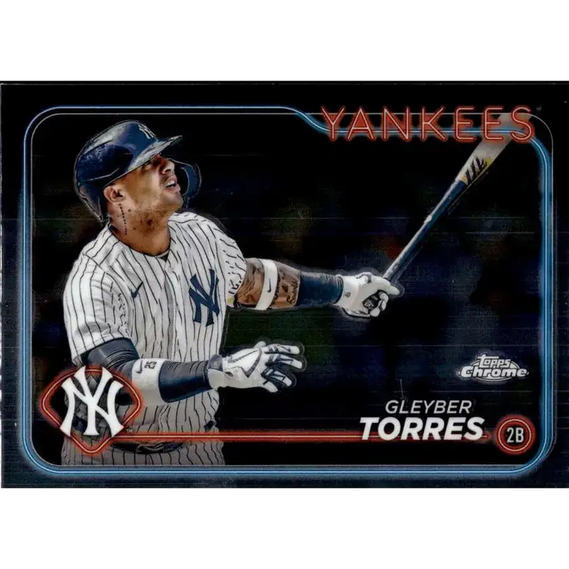 2024 Topps Chrome #280 Gleyber Torres NM-MT New York Yankees Baseball Card - Baseball Card Single
