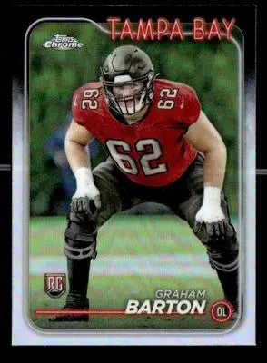 2024 Topps Chrome #288 Graham Barton Refractor - Football Card Single