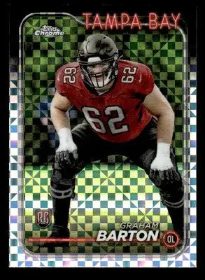 2024 Topps Chrome #288 Graham Barton X-Fractor - Football Card Single