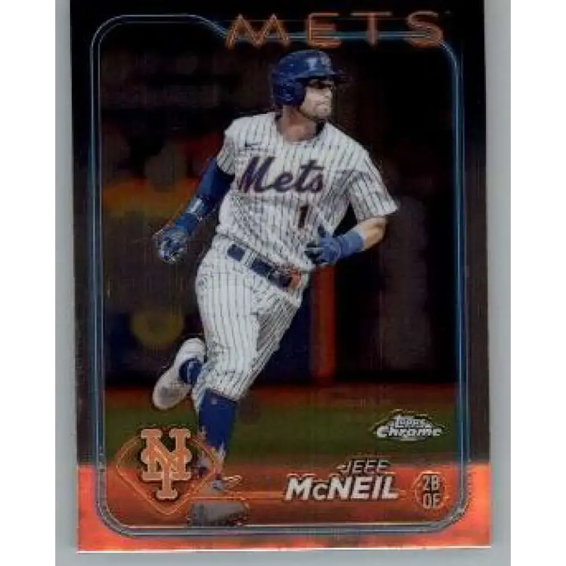 2024 Topps Chrome #289 Jeff McNeil NM-MT New York Mets Baseball Card - Baseball Card Single