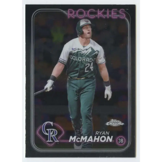 2024 Topps Chrome #299 Ryan McMahon NM-MT Colorado Rockies Baseball Card - Baseball Card Single