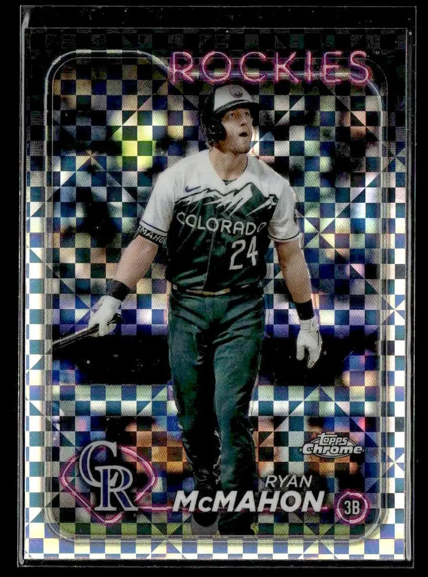 2024 Topps Chrome #299 Ryan McMahon X-Fractors - Baseball Card Single