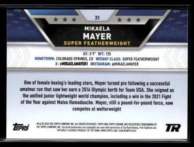 2024 Topps Chrome #31 Mikaela Mayer - Other