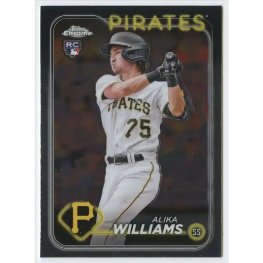 2024 Topps Chrome #34 Alika Williams NM-MT RC Rookie Pittsburgh Pirates Baseball Card - Baseball Card Single