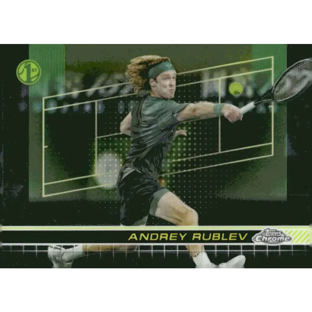 2024 Topps Chrome #34 Andrey Rublev EX Excellent Tennis Card - Other