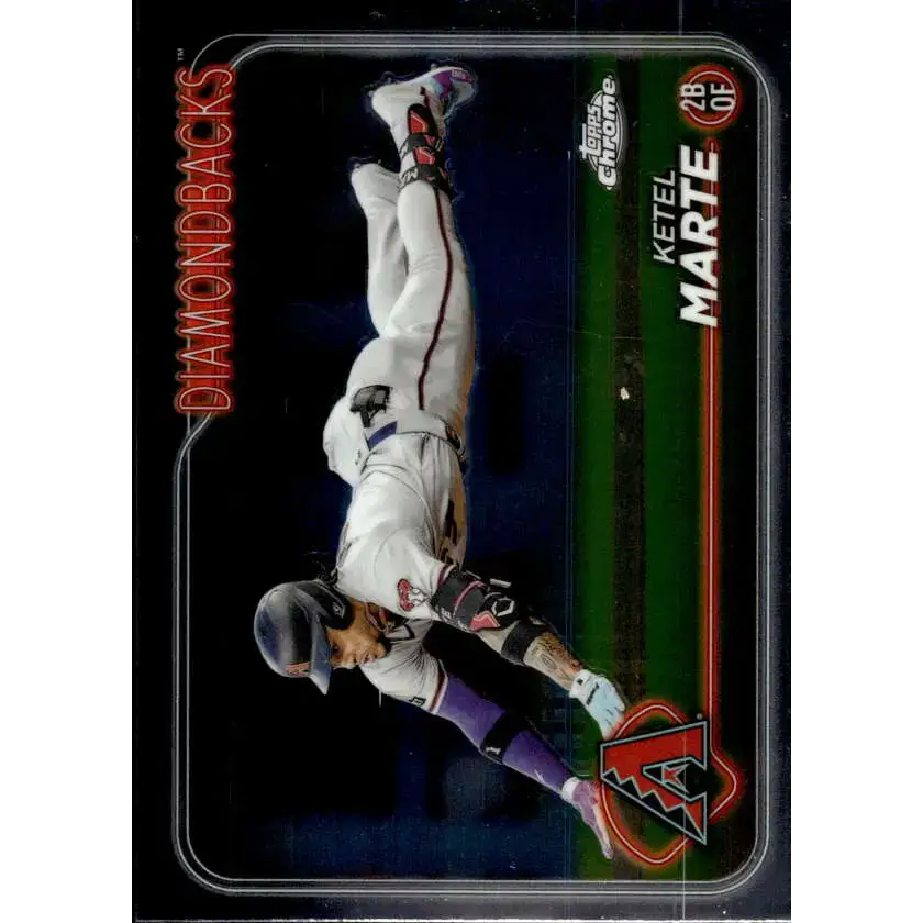 2024 Topps Chrome #35 Ketel Marte NM-MT Arizona Diamondbacks Baseball Card - Baseball Card Single