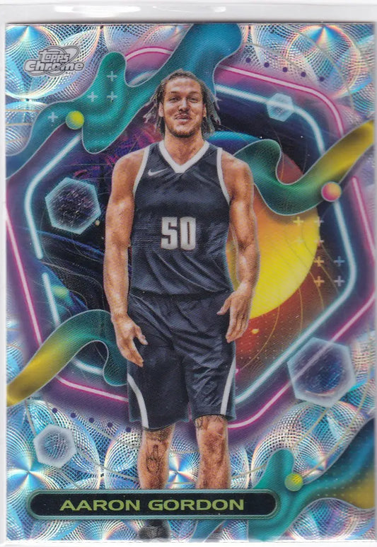 2024 TOPPS CHROME #36 AARON GORDON SCOPE- DENVER NUGGETS - Basketball Card Single