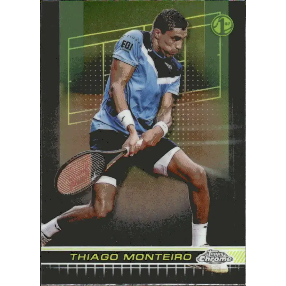 2024 Topps Chrome #36 Thiago Monteiro EX Excellent Tennis Card - Other