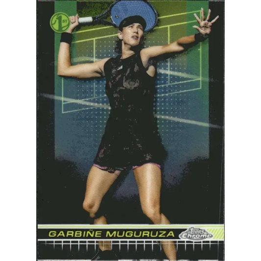 2024 Topps Chrome #39 Garbine Muguruza EX Excellent Tennis Card - Tennis Card Single