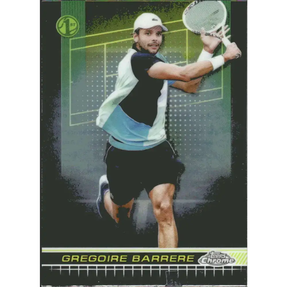 2024 Topps Chrome #43 Gregoire Barrere EX Excellent Tennis Card